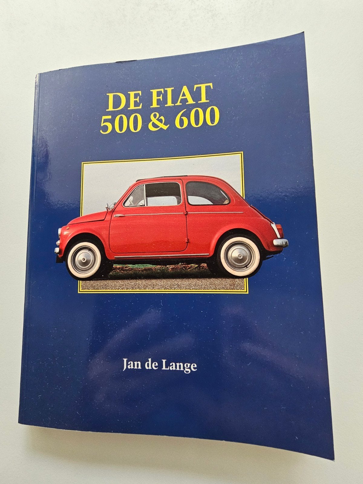 Boek: De Fiat 500 & 600 - Jan de Lange, Ophalen of Verzenden, Gelezen, Jan de Lange