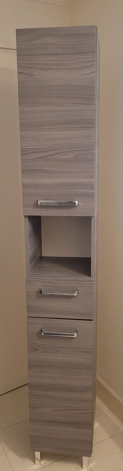 Hoge badkamerkast, Ophalen, (Half)hoge kast, Minder dan 50 cm, Zo goed als nieuw