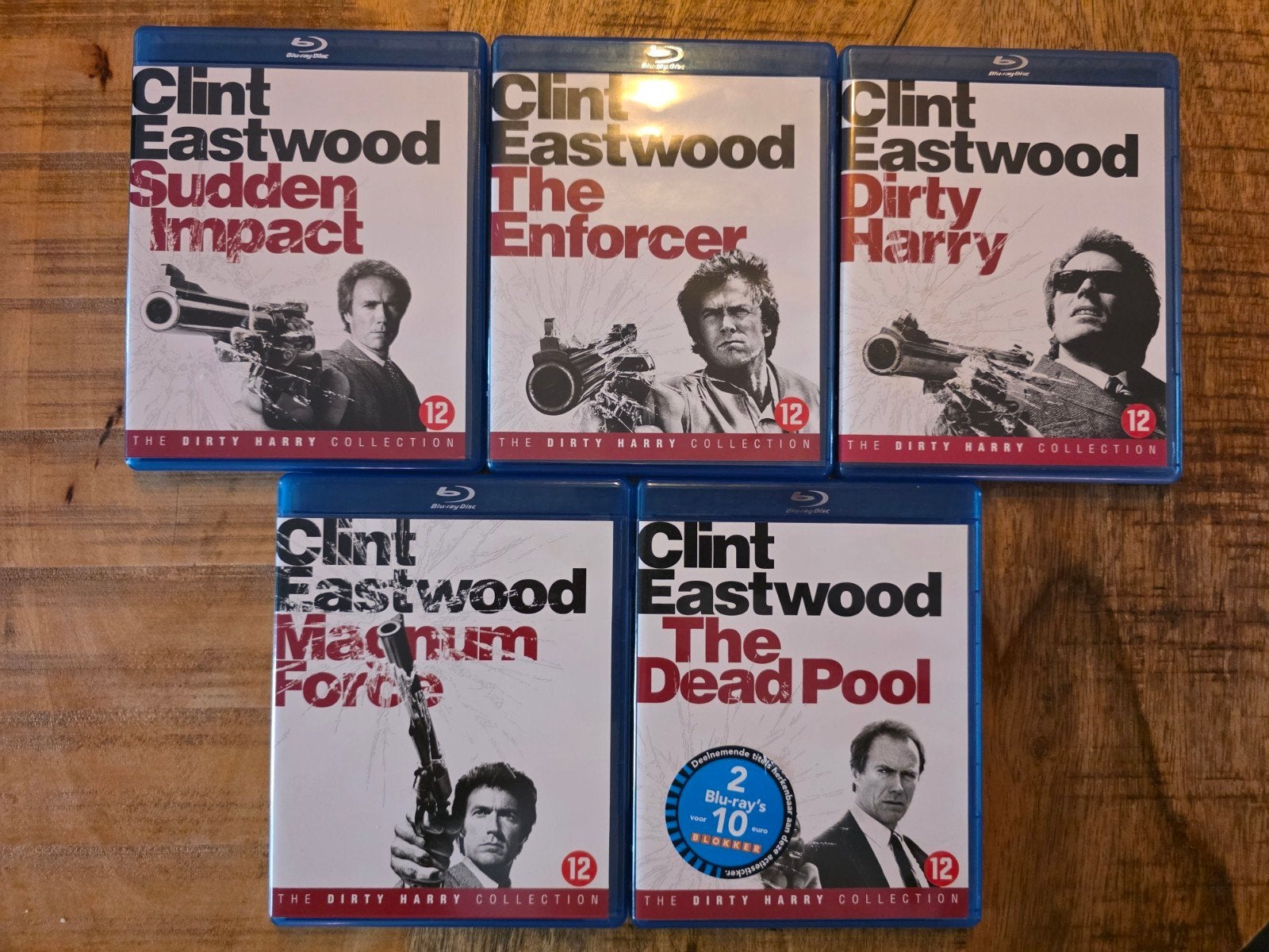 The Dirty Harry Collection 5 Films Blu-ray, Cd's en Dvd's, Blu-ray, Engels, Boxset, Nederlands, Ophalen of Verzenden