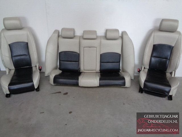 Interieur zwart / wit Jaguar S-Type – R set zo als op de fot, Gebruikt, -, Ophalen of Verzenden, Jaguar