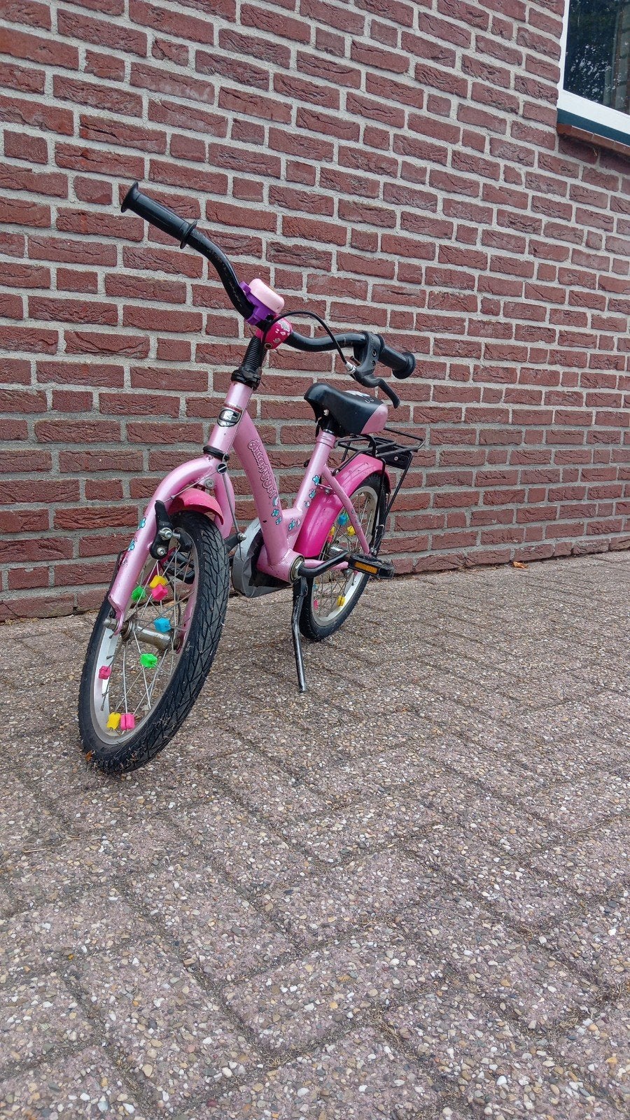 dames kinder fiets, Ophalen, Gebruikt, Terugtraprem, 16 inch