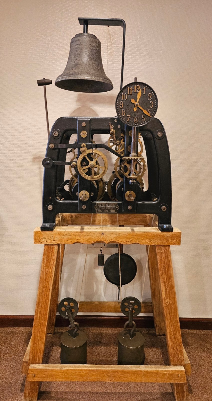 toren moeder uurwerk 1888, Antiek en Kunst, Antiek | Klokken, Ophalen of Verzenden