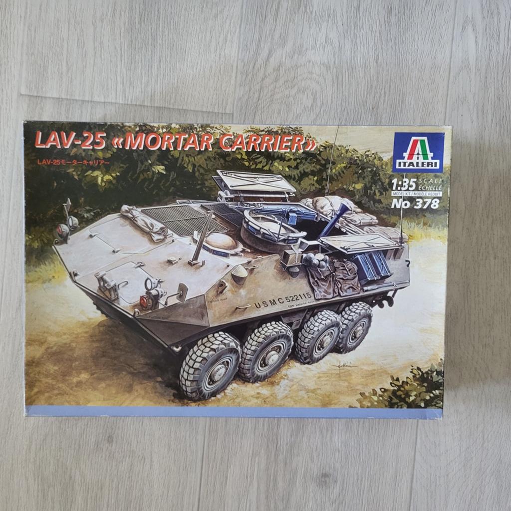 Italeri LAV-25 Mortar Carrier Modelbouw Kit 1/35, Italeri, 1:32 tot 1:50, Overige typen, Ophalen of Verzenden