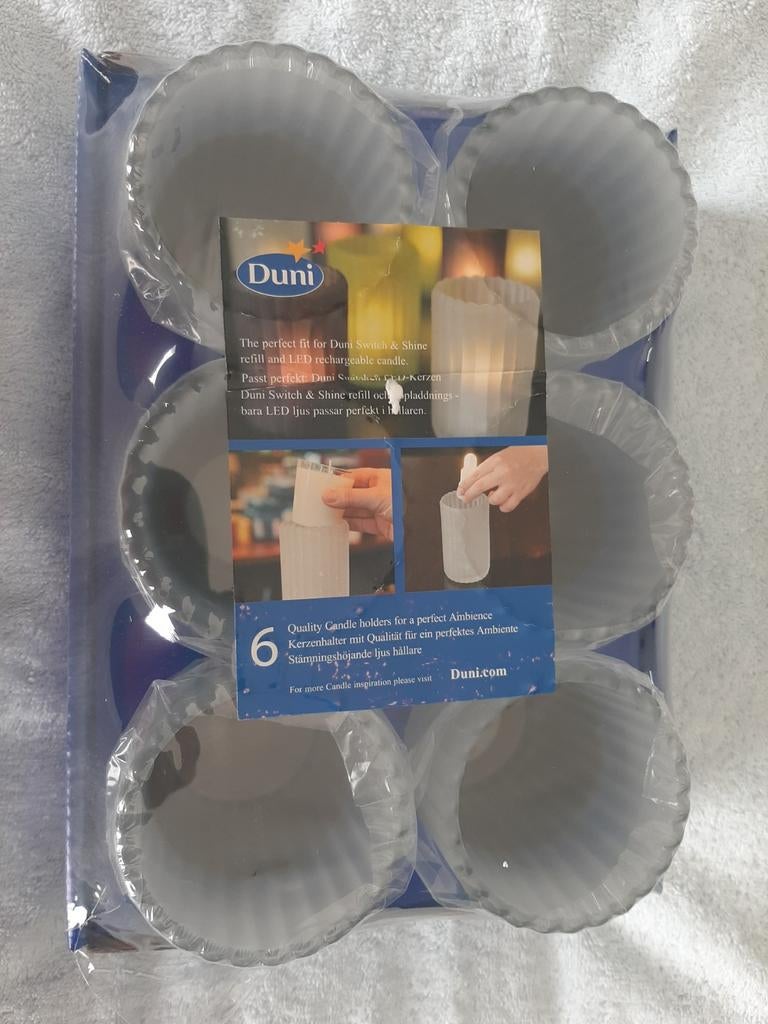 Duni led/kaarshouder, Ophalen of Verzenden, Nieuw, Overige materialen, Minder dan 25 cm