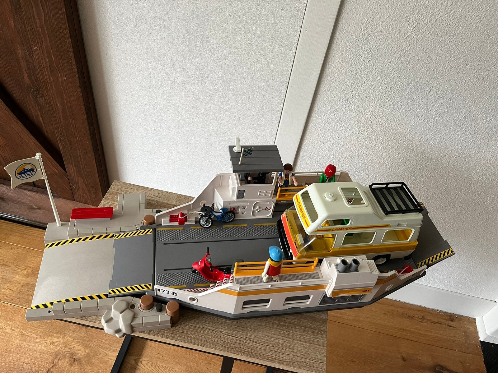 Playmobil veerpont, Ophalen of Verzenden, Gebruikt, Complete set, Boot/Schip