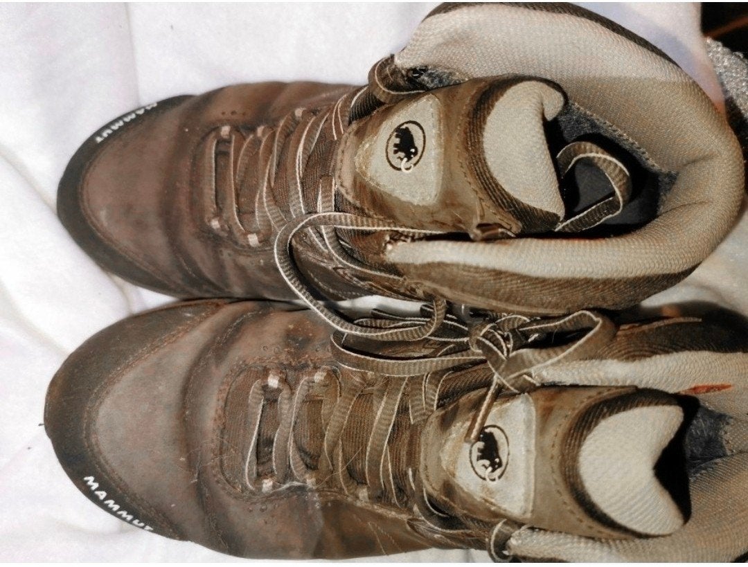 Hoge kwaliteit bergschoenen bergschoenen Mammut 40 2/3 bruin, Ophalen of Verzenden, Zo goed als nieuw, Schoenen