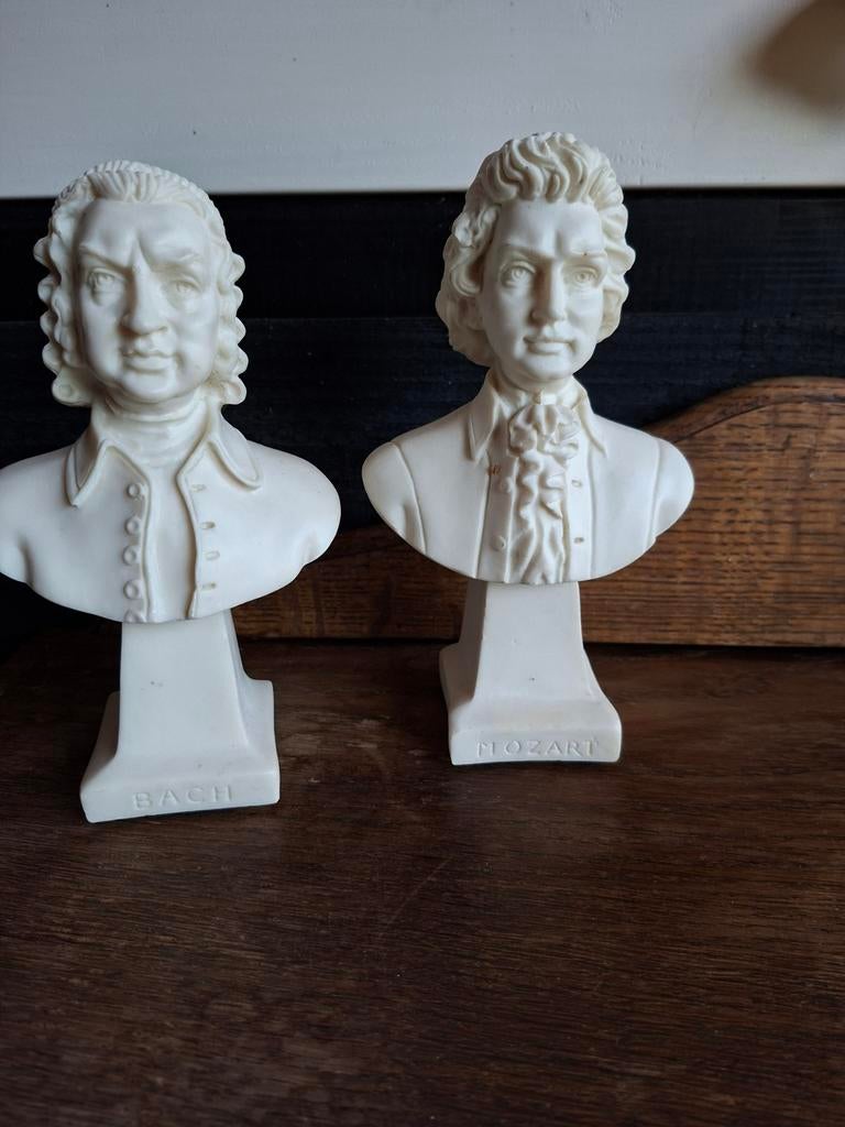 Mozart en Bach beeldje, Verzamelen, Beelden en Beeldjes, Ophalen of Verzenden, Zo goed als nieuw