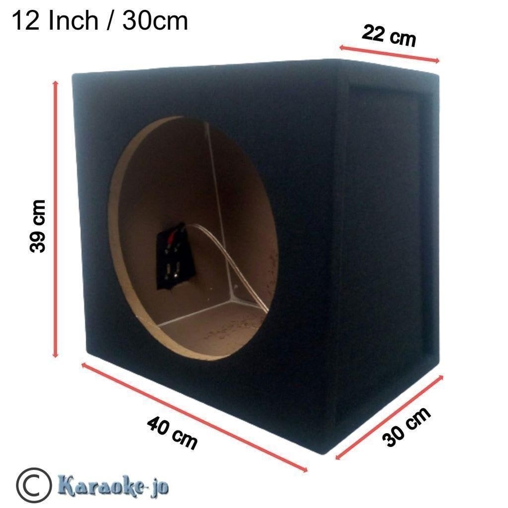 Subwoofer kist MDF 12 inch 30 Cm 27 Liter, Auto diversen, ., Nieuw, Ophalen of Verzenden, .