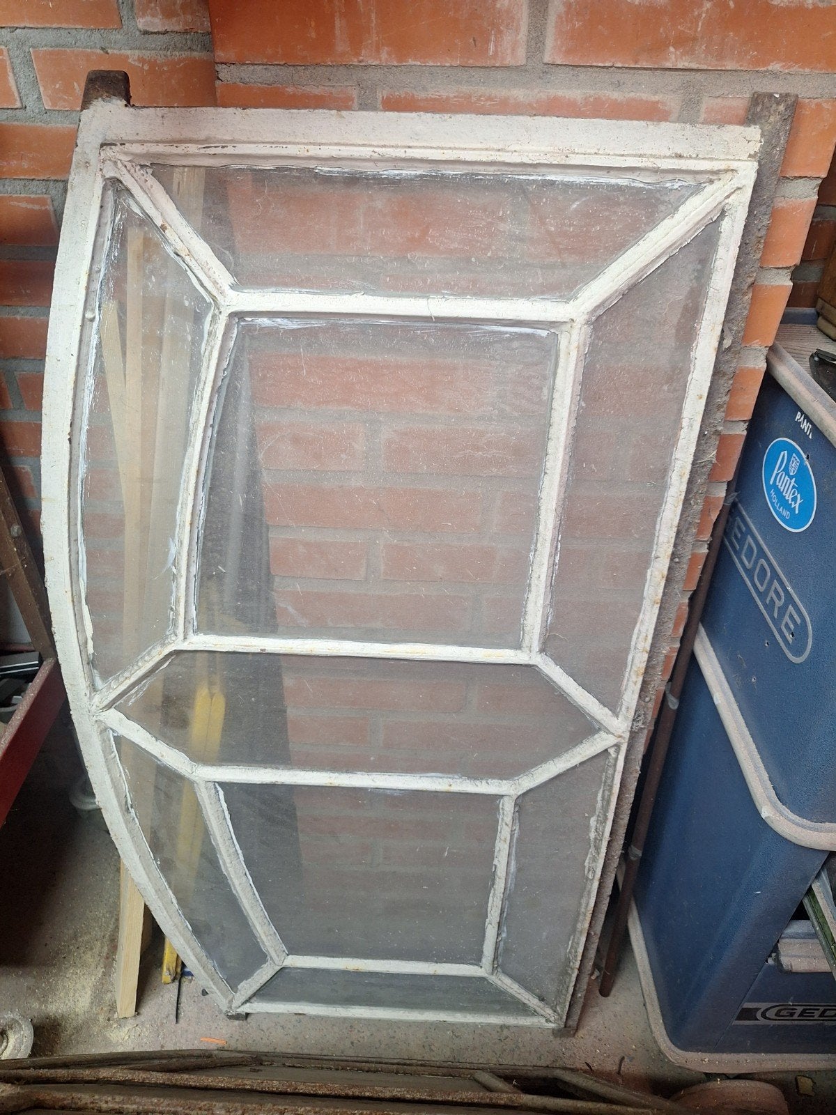 Brocante stalramen in goede staat - 114x60 cm, Ophalen
