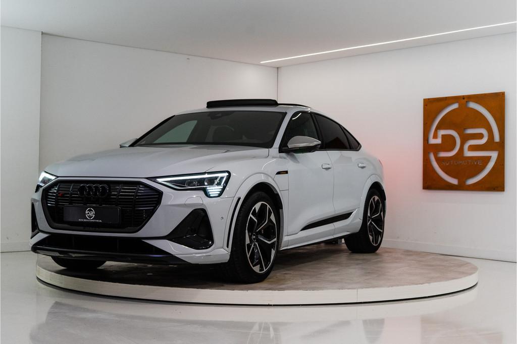 Audi e-tron Sportback S Quattro 95 kWh 504PK | Pano | Matrix, Auto's, Audi, Automaat, 12 maanden, Zwart, Automatische klimaatregeling