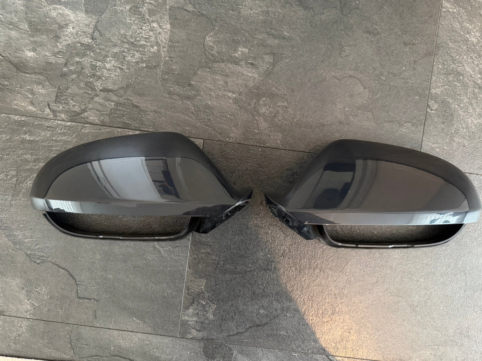 Originele Audi A6 S6 RS6 C7 4G Spiegelkappen Zwart, Ophalen of Verzenden