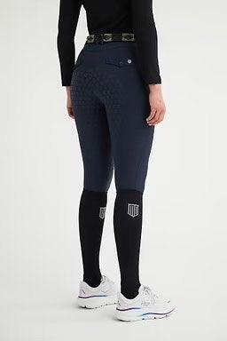 Maya Delorez Athlete Breeches Kniegrip 2XS/XXS Donkerblauw, Dieren en Toebehoren, Blauw, Dressuur, Zo goed als nieuw, Overige maten