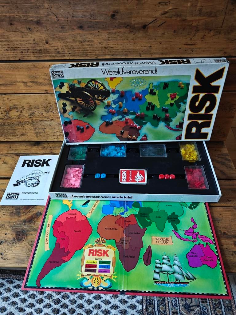 3 X Risk vintage., Hobby en Vrije tijd, Gezelschapsspellen | Bordspellen, Ophalen of Verzenden, Parker., Parker., Parker.