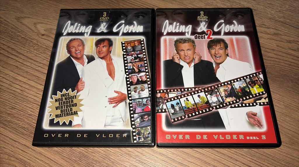 Joling & Gordon Over de Vloer: deel 1 en 2 op dvd., Vanaf 16 jaar, Ophalen of Verzenden, Zo goed als nieuw, Actie en Avontuur