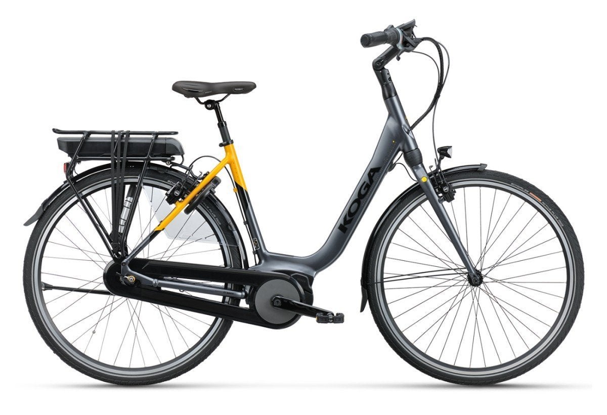Koga E-nova Dames Grey Metallic / Lemon Curry Matt 50cm M, Gebruikt, -, -, 47 tot 51 cm