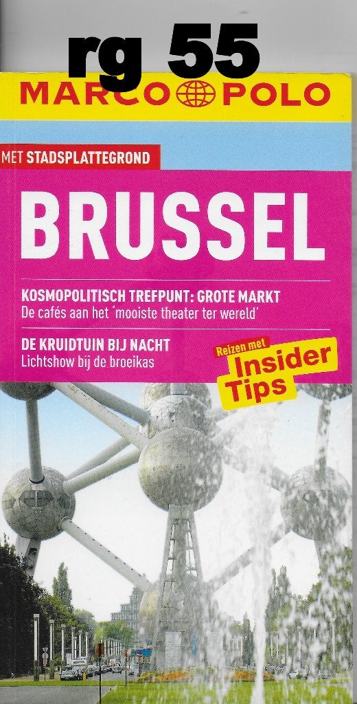 Rg55 reisgids brussel marco polo brussel ( 2010 ), Ophalen of Verzenden, Zo goed als nieuw, Reisgids of -boek, Benelux