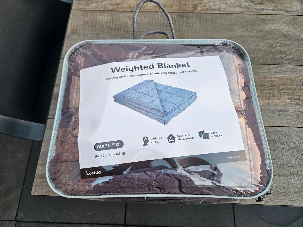 Kustaa verzwaringsdeken 6,8 kg, Eenpersoons, Nieuw, Ophalen of Verzenden, Deken of Dekbed