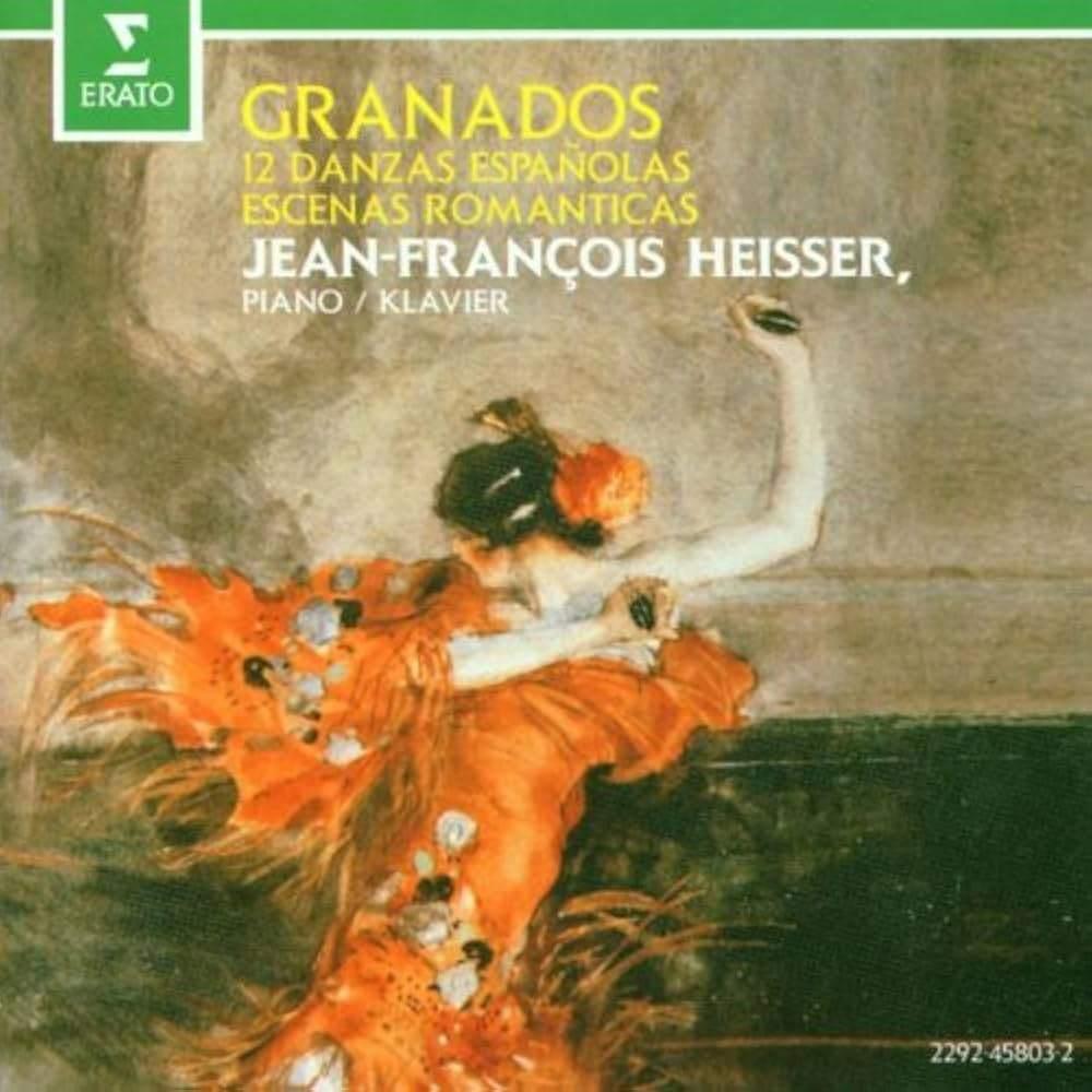 GRANADOS 12 Danazas Espanoles - J-F Heisser - Diapason d' Or, Verzenden, Romantiek, Zo goed als nieuw, Kamermuziek