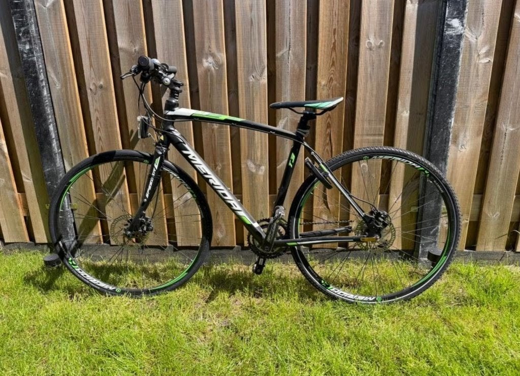 Sportieve Merida hybride fiets – maat 52 – licht & snel, 28 inch, Gebruikt, 49 tot 53 cm, 15 tot 20 versnellingen