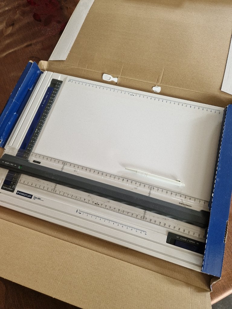 Tekenplaat / tafel, Doe-het-zelf en Verbouw, Tekentafels, Ophalen, Zo goed als nieuw, Minder dan 130 cm