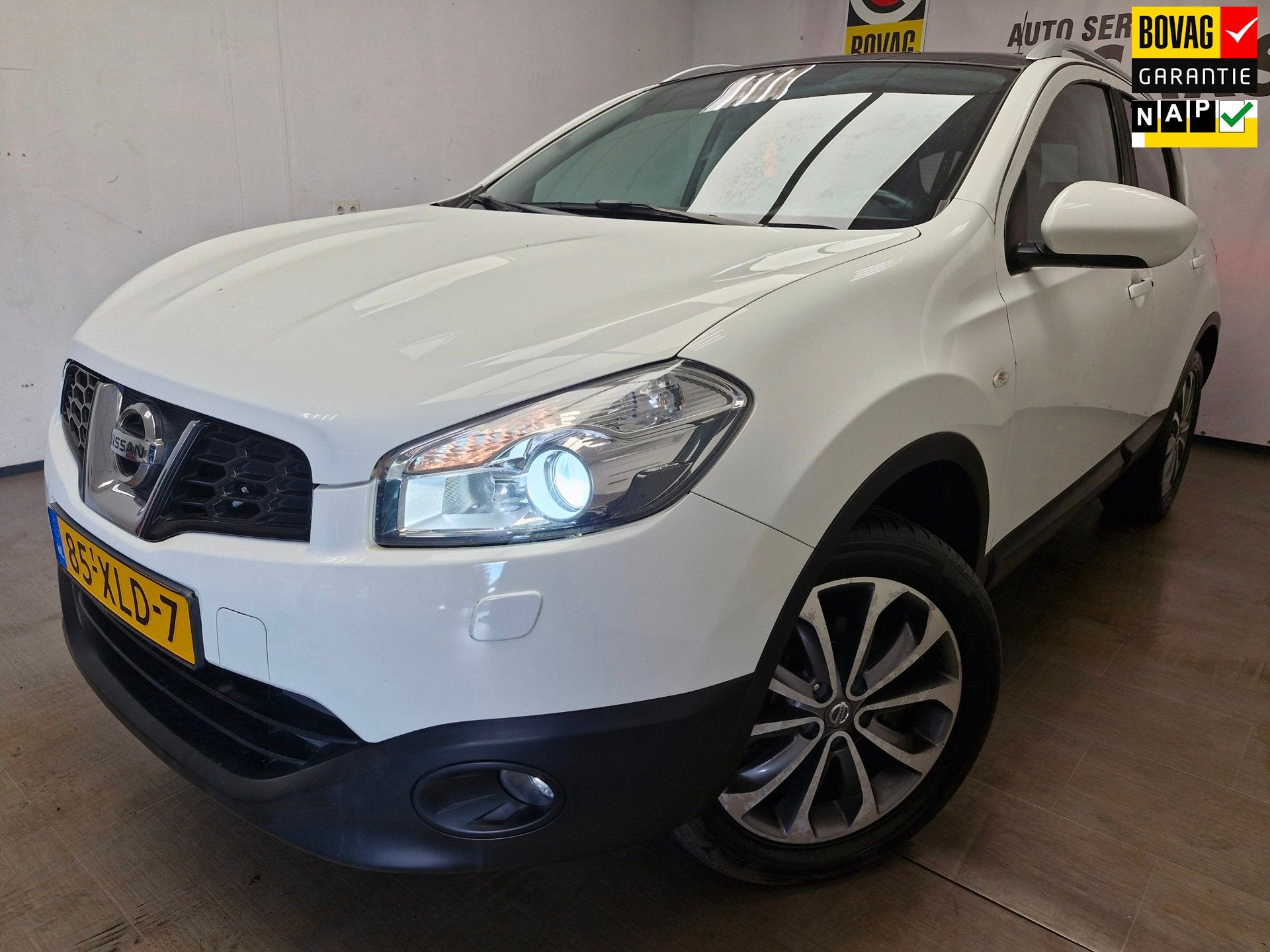 Nissan Qashqai 2.0 Tekna AUTOMAAT ! GARANTIE ! LUXE UITVOERI, Auto's, Gebruikt, Zwart, 4 cilinders, Automatische klimaatregeling