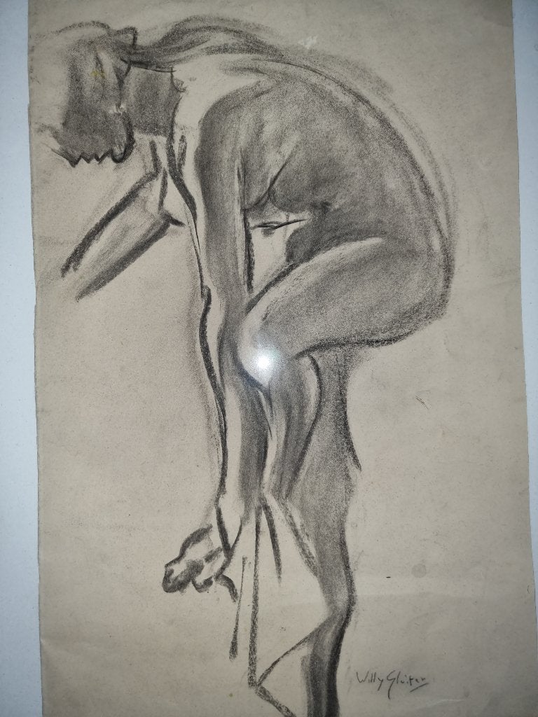 Willy Sluiters  Tekening, Ophalen