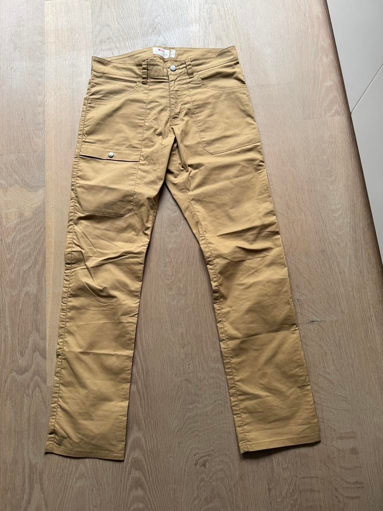 Nieuwstaat fjallraven vardag lite trouser maat 48 beige, Ophalen of Verzenden, Zo goed als nieuw, Beige