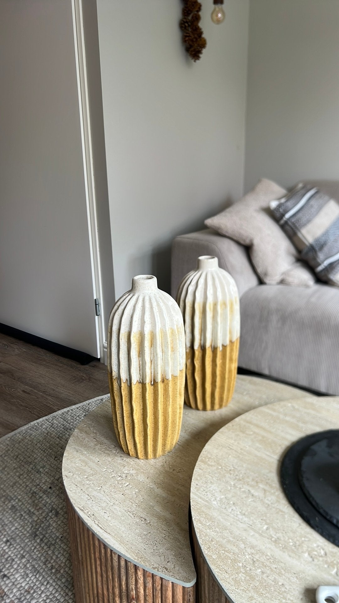 2 mooie vazen van Loods 5, Ophalen, Meerkleurig, 34 cm, Zo goed als nieuw