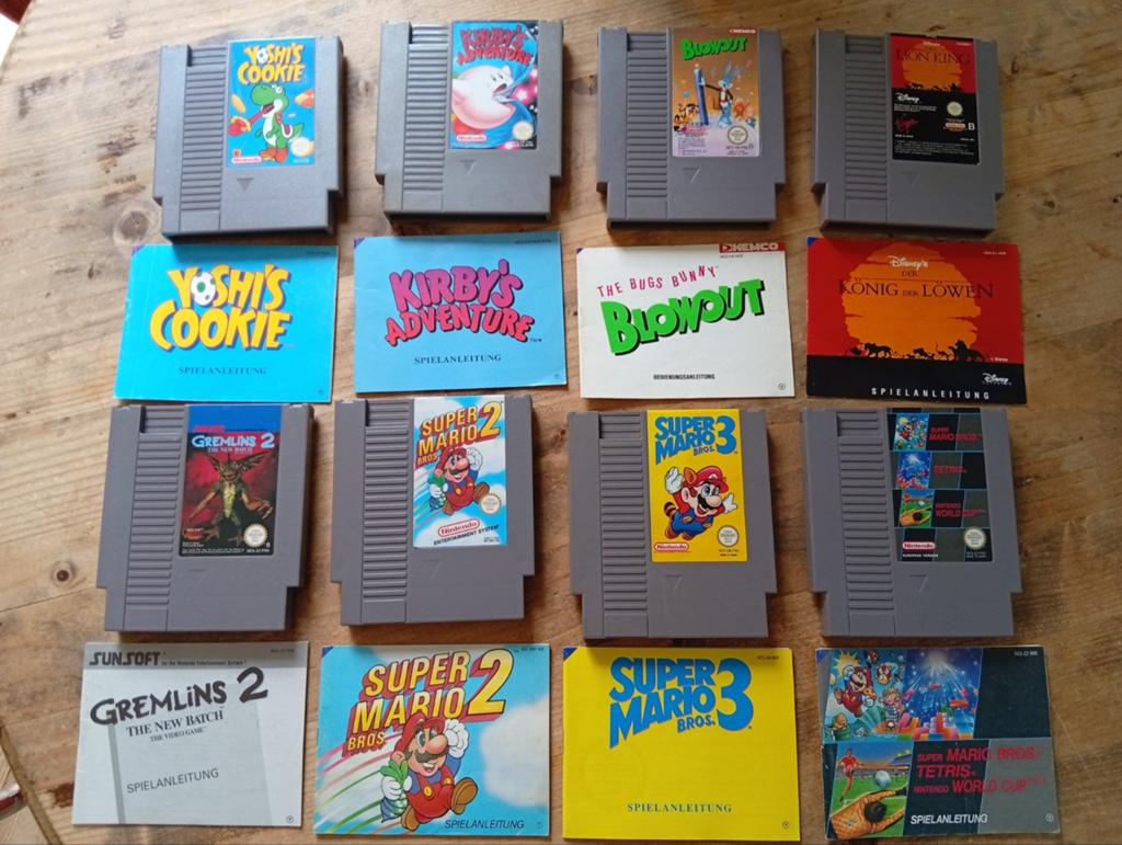 Perfect werkende Nintendo NES Spellen met Boekjes, Spelcomputers en Games, Games | Nintendo NES, Avontuur en Actie, 1 speler, Ophalen of Verzenden
