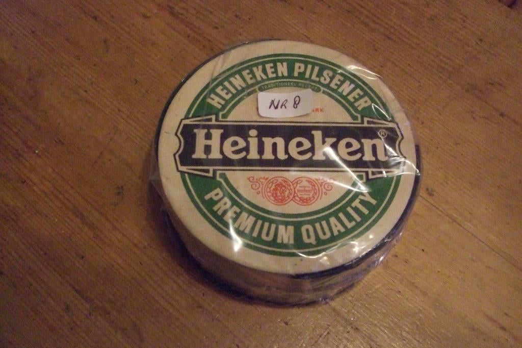 Heineken viltjeshouder + viltjes (nr.8), Verzamelen, Biermerken, Nieuw, Viltje(s), Heineken, Ophalen of Verzenden