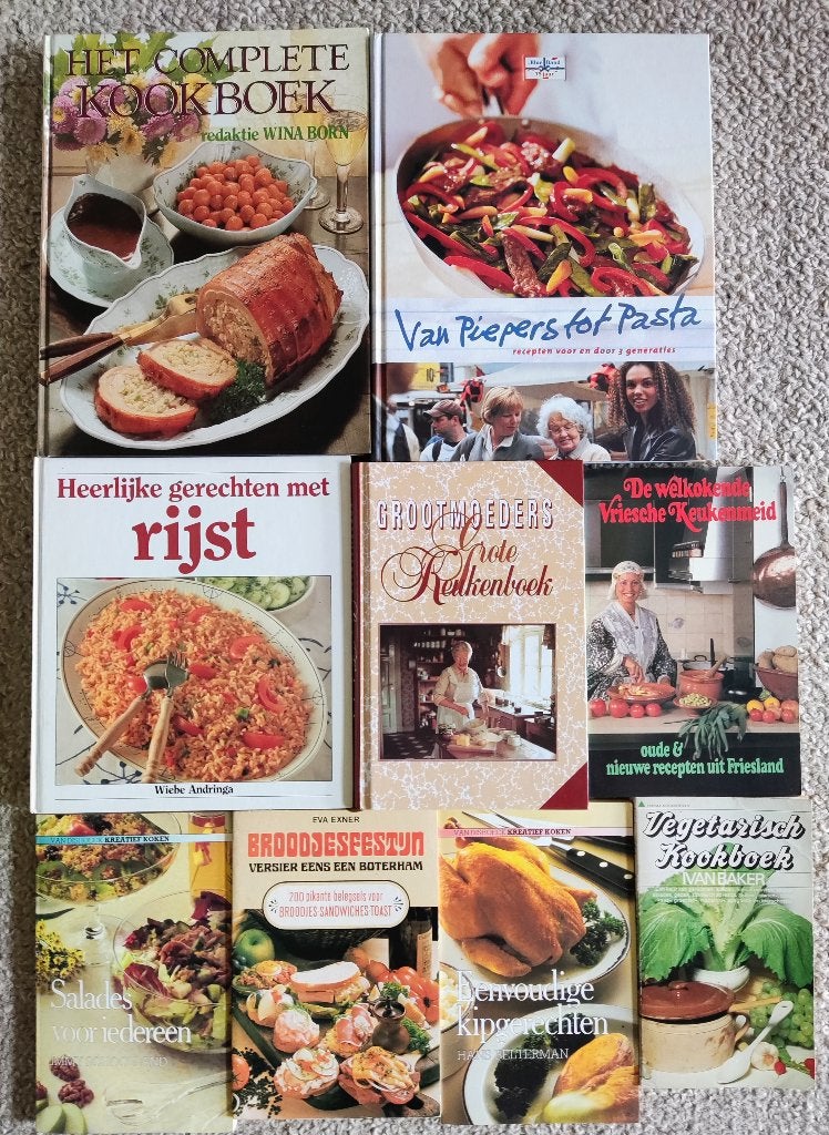 Verschillende kookboeken, Ophalen of Verzenden, Zo goed als nieuw, Nederland en België, Vegetarisch