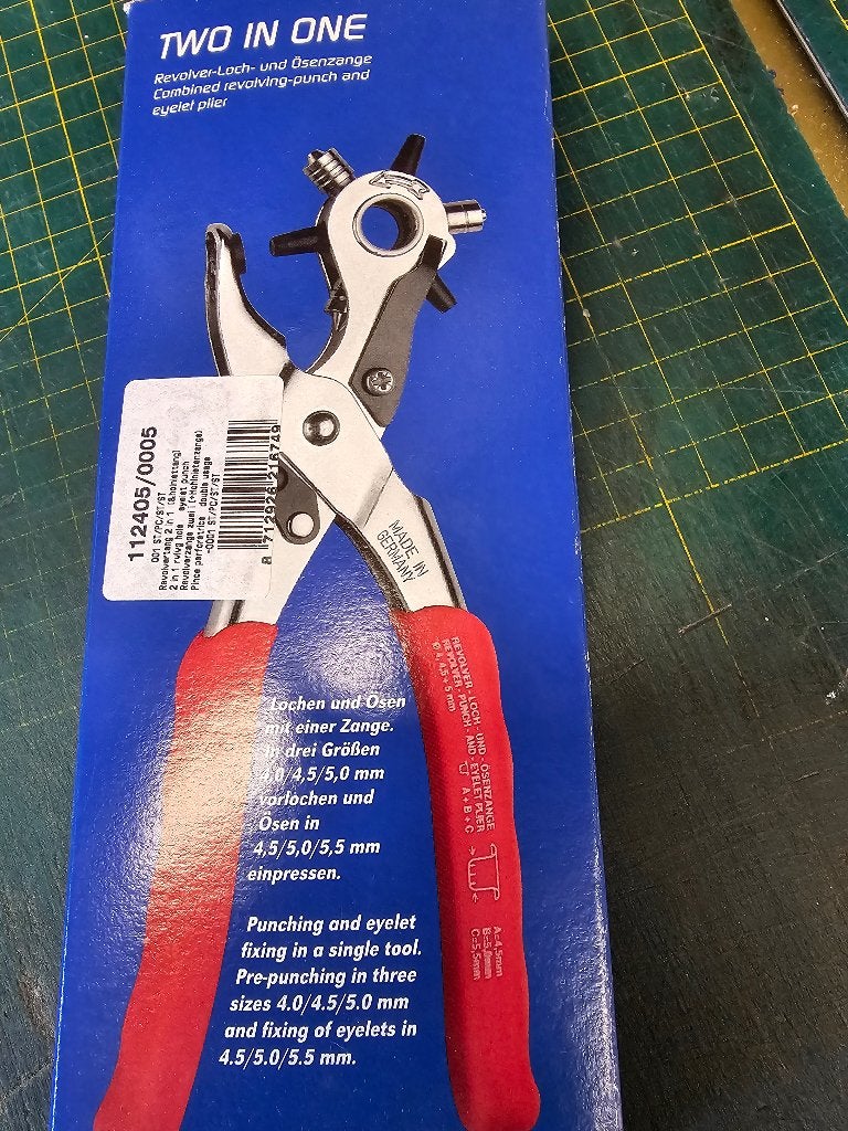 OPRUIMING nog enkele kwaliteits revolver ( gaatjes ) tang, Ophalen of Verzenden, Nieuw, Gereedschap of Toebehoren