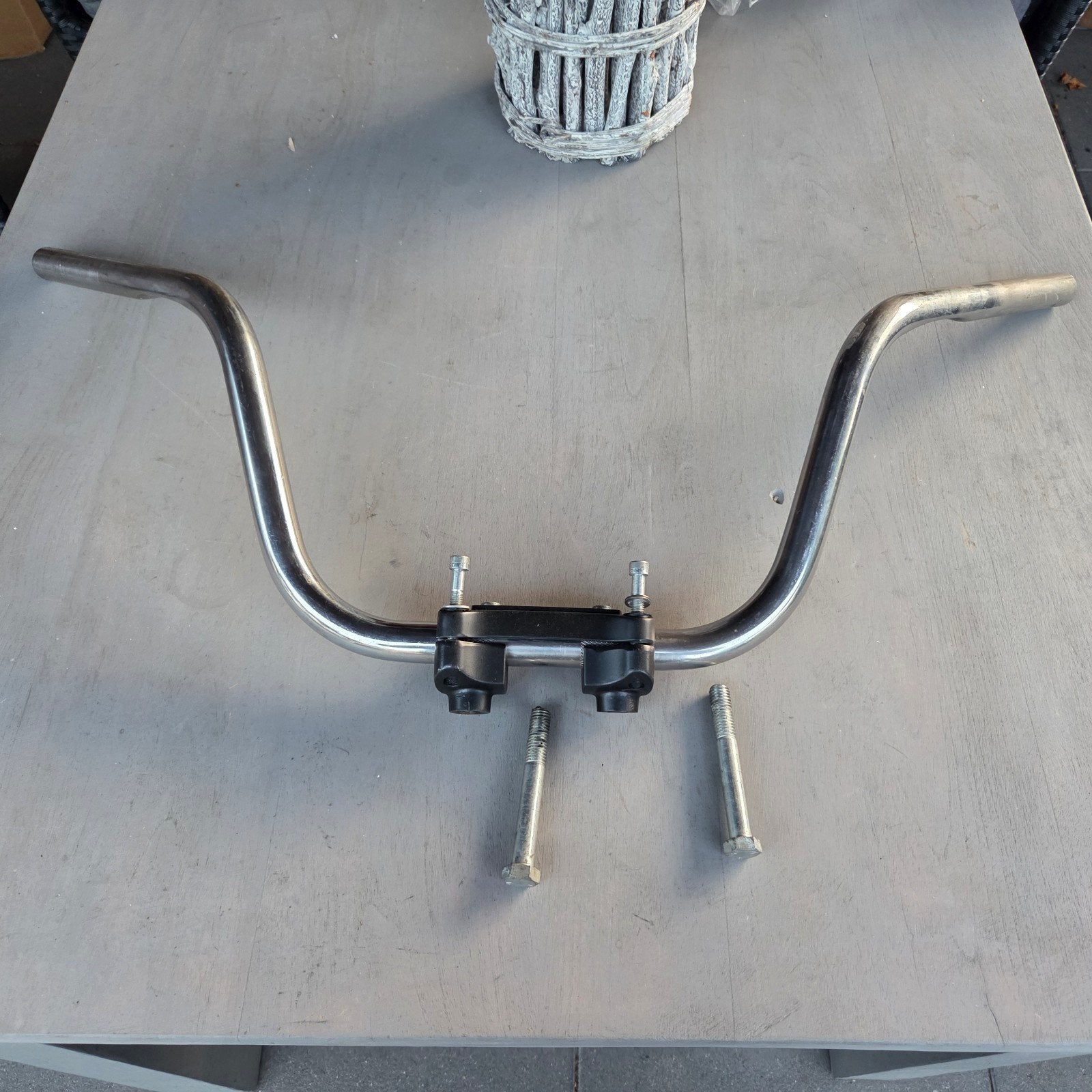 RVS stuur incl. risers en bouten., Motoren, Ophalen of Verzenden