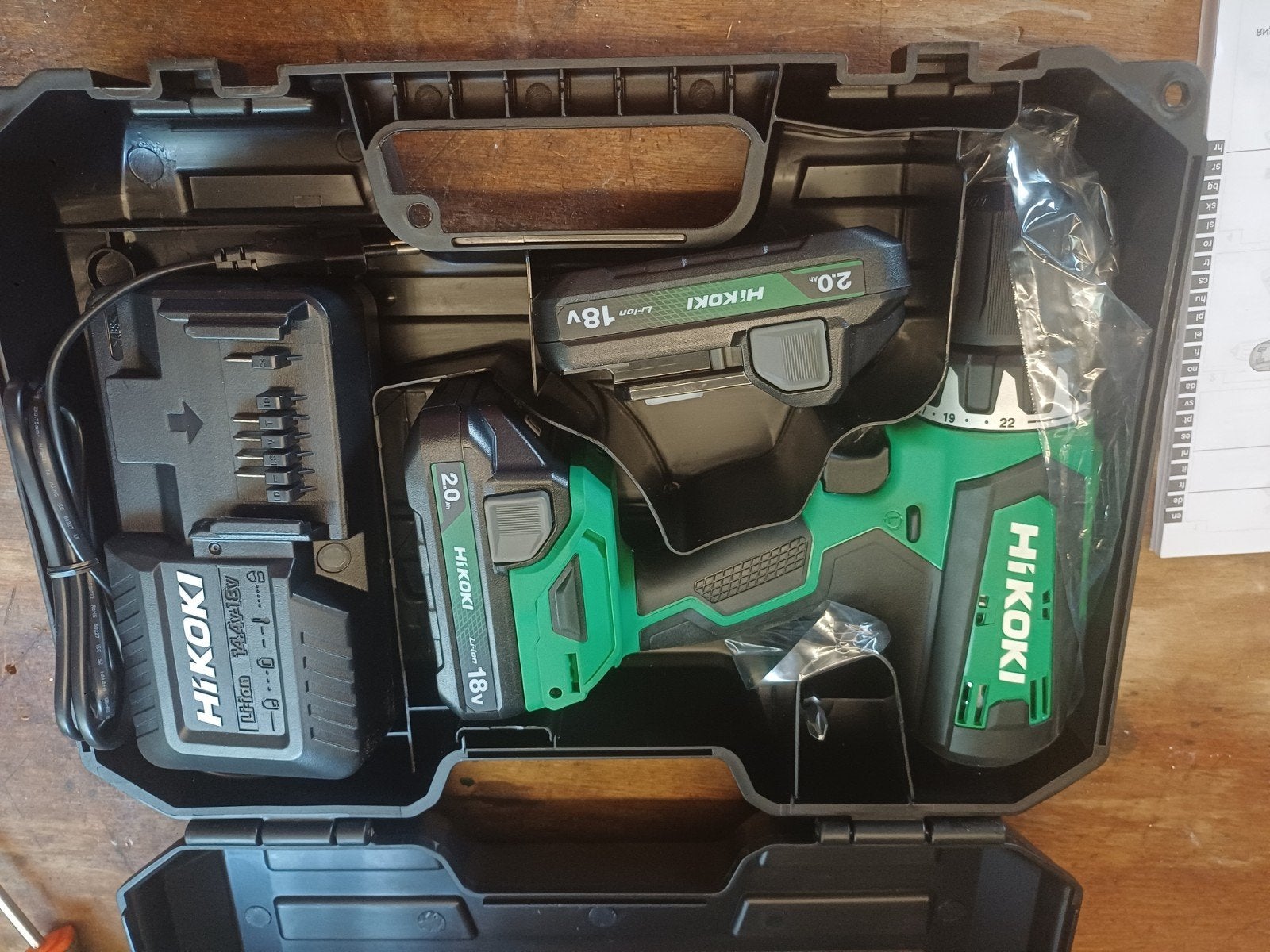 Hikoki DS18DF Accuboormachine 18V -  nieuw, Doe-het-zelf en Verbouw, Gereedschap | Boormachines, 600 watt of meer, Variabele snelheid
