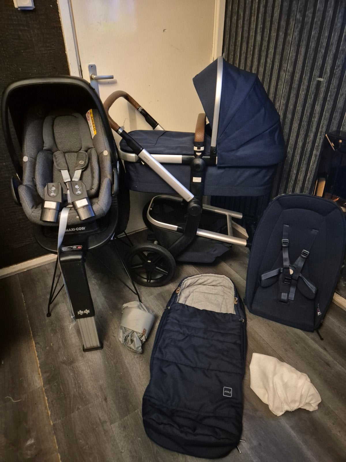 Joolz Day + editie geheel compleet met isofix base, Ophalen, Combiwagen, Overige merken, Verstelbare duwstang