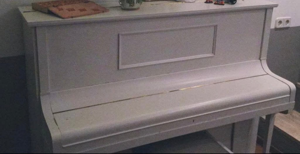 Piano, Ophalen, Gebruikt, Wit, Piano