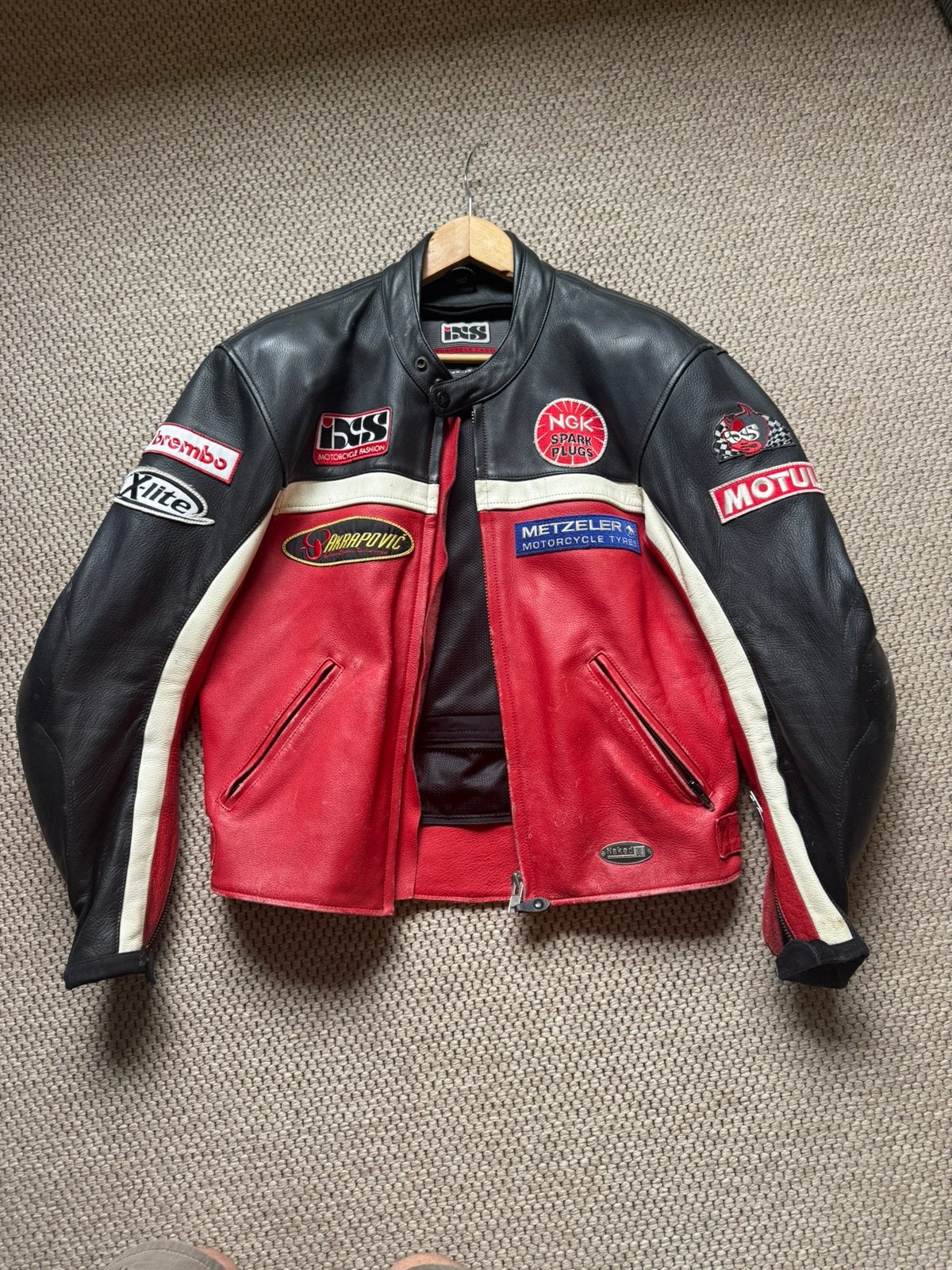 Ixs ledere vintage motorpak maat 52 jas en maat 54 broek, Motoren, Kleding | Motorkleding, Ophalen of Verzenden, Tweedehands, Combipak