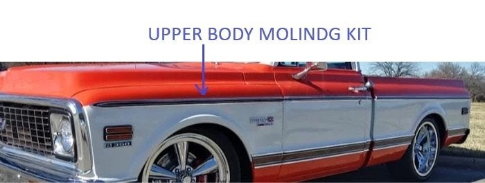 Gezocht!! Chevrolet truck 69-72 upper molding sierlijsten, Ophalen, Nieuw