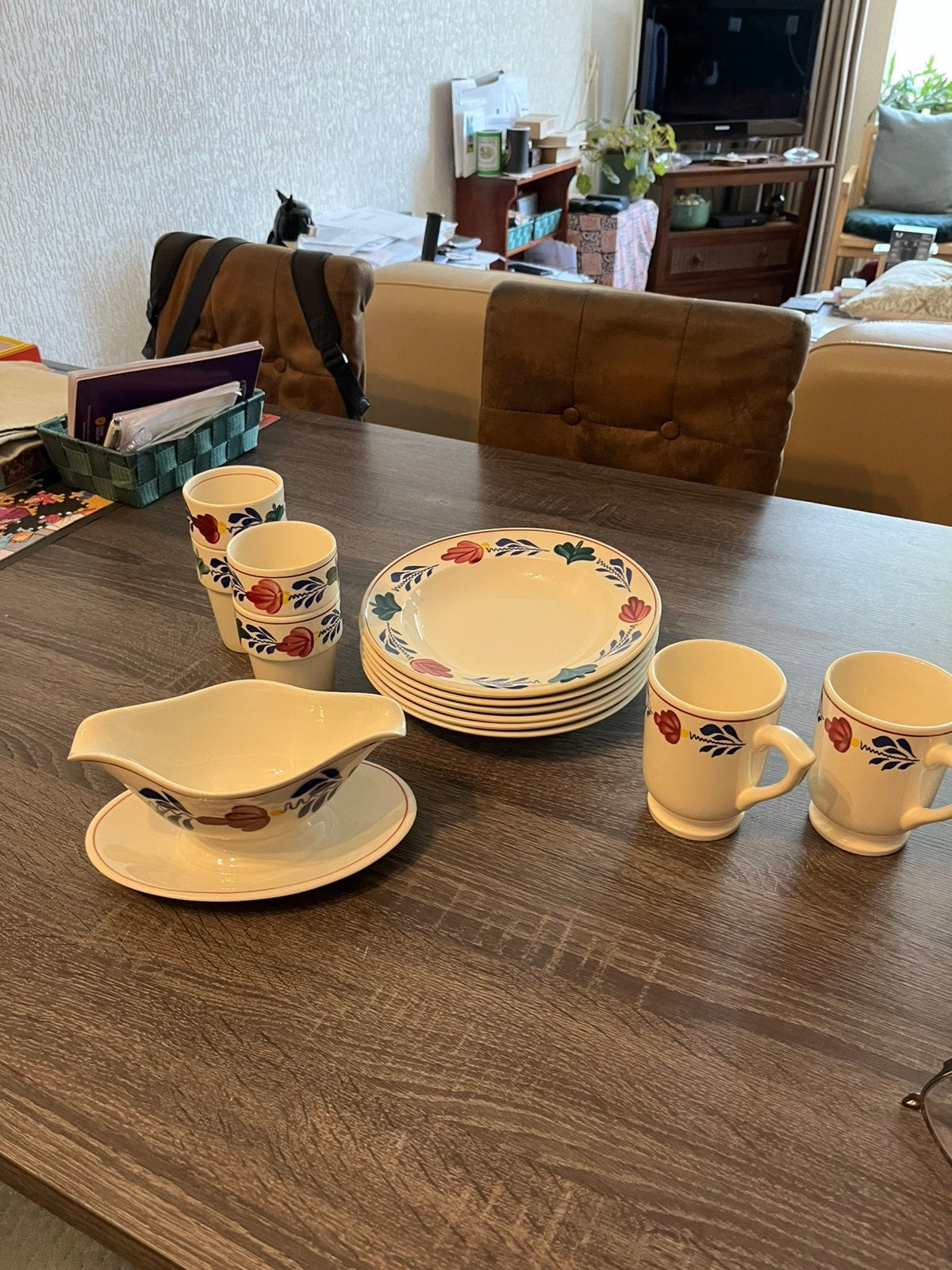 Diverse Boerenbont Boch, Antiek en Kunst, Antiek | Servies los, Ophalen