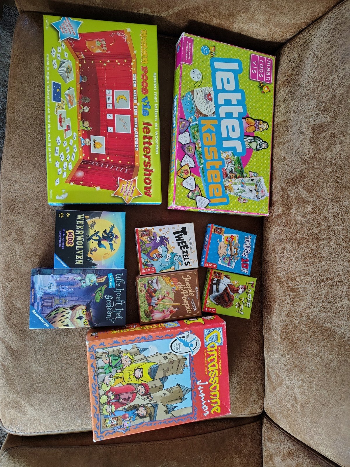 Gezelschapsspellen, weerwolven, maan roos vis, 999 games, Vijf spelers of meer, Ophalen of Verzenden, Gebruikt