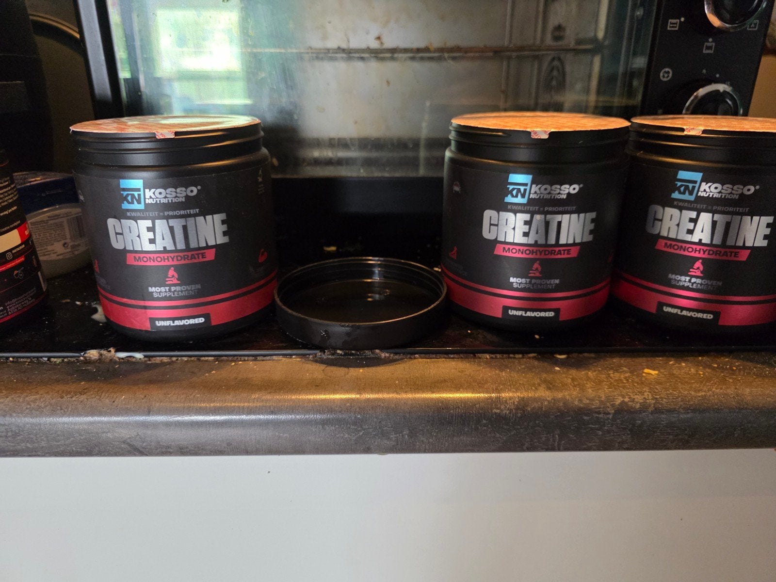 Kosso Nutrition Creatine Monohydraat - Ongeparfumeerd, Sport en Fitness, Ophalen, Zo goed als nieuw, Poeder of Drank