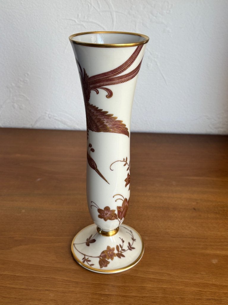 Luxe Vintage Rosenthal porseleinen vaas "Gouden Feniks", Ophalen
