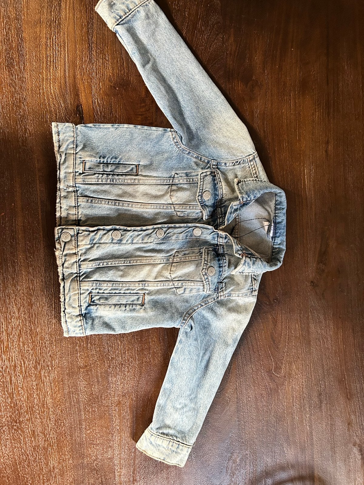 Stoere spijkerjas voor jongens - Maat 116, Ophalen of Verzenden, Gebruikt, Jongen, Jas
