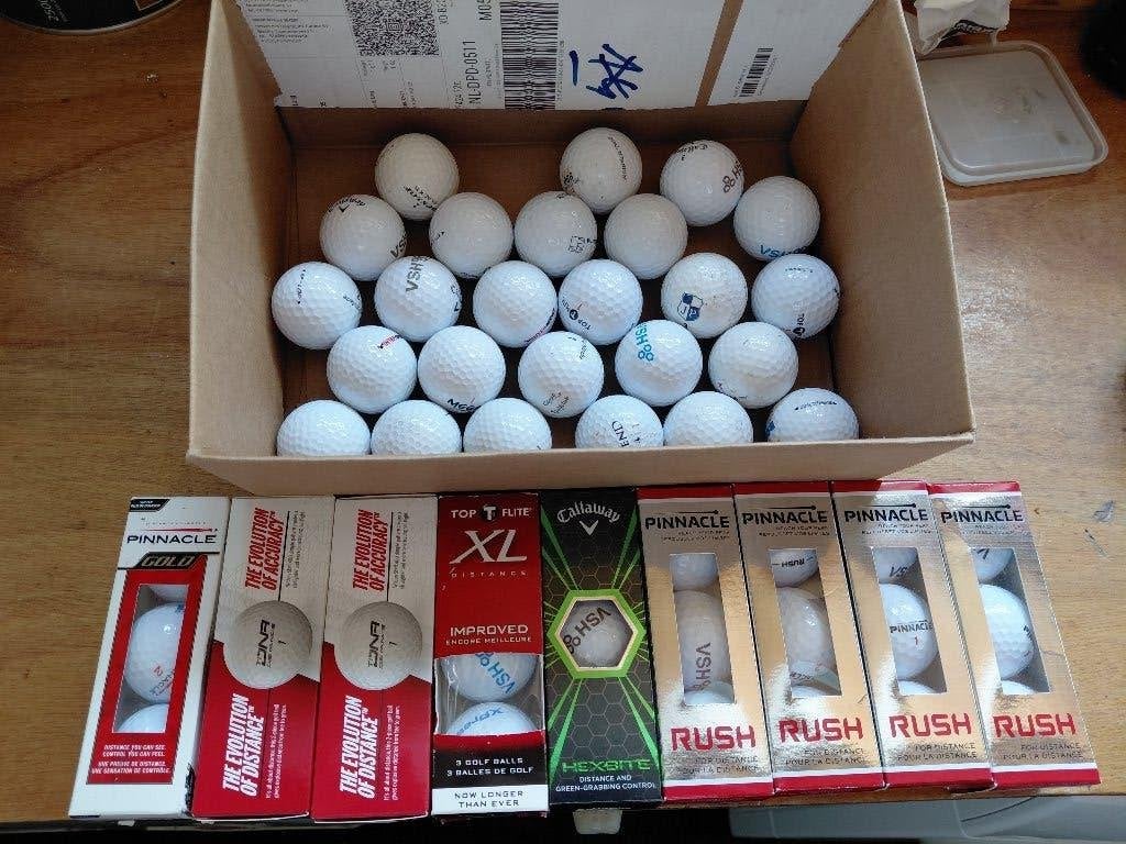 golfballen 52 stuks, Sport en Fitness, Golf, Ophalen, Nieuw, Bal(len)