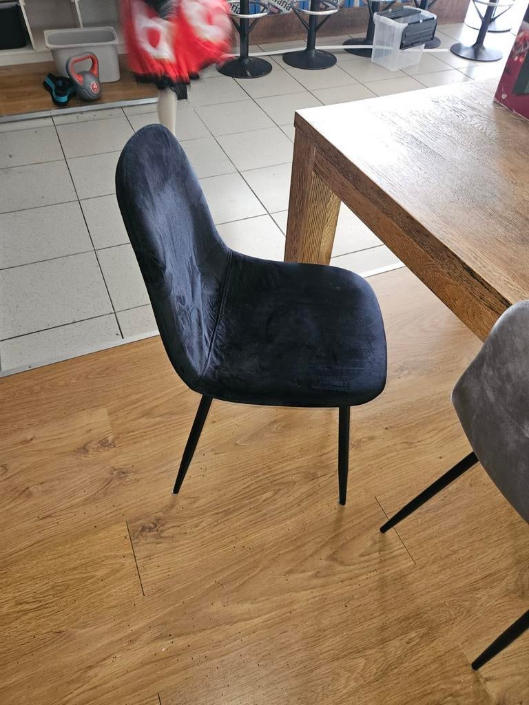 Eetkamertafel met stoelen, Ophalen, Gebruikt, Rechthoekig, 50 tot 100 cm