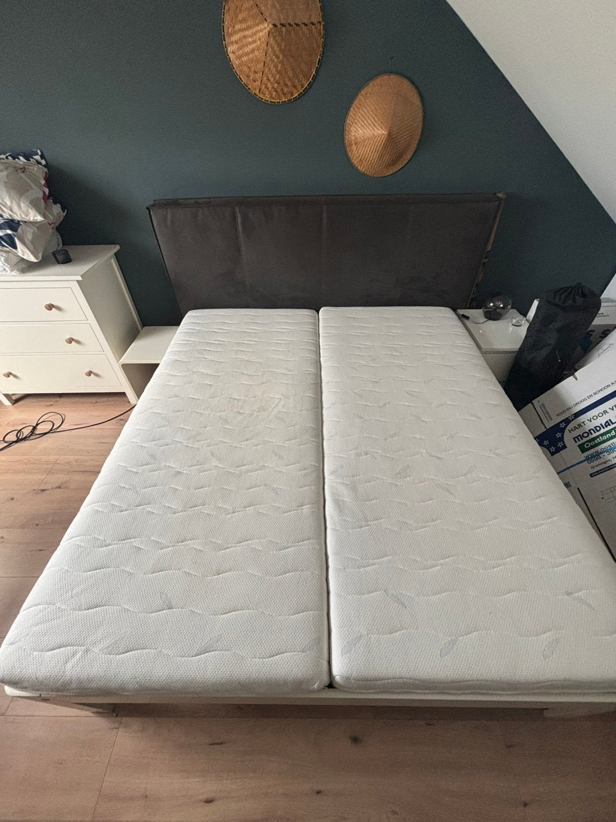 Auping auronde bed, Ophalen of Verzenden, Gebruikt, Tweepersoons, 180 cm