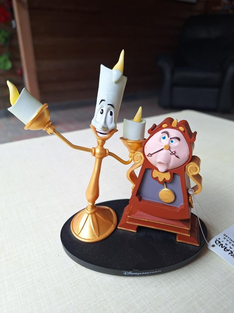 Disney Retired Lumière Pendule beeld, Verzamelen, Disney, Ophalen, Zo goed als nieuw, Beeldje of Figuurtje
