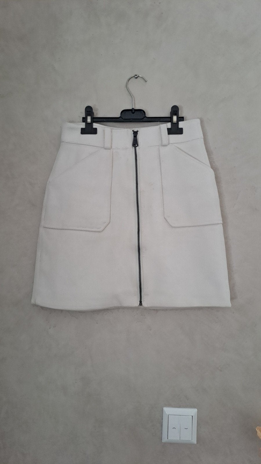 Nikkie suède look rokje - Maat 34, Beige, Ophalen of Verzenden, Zo goed als nieuw, Nikkie