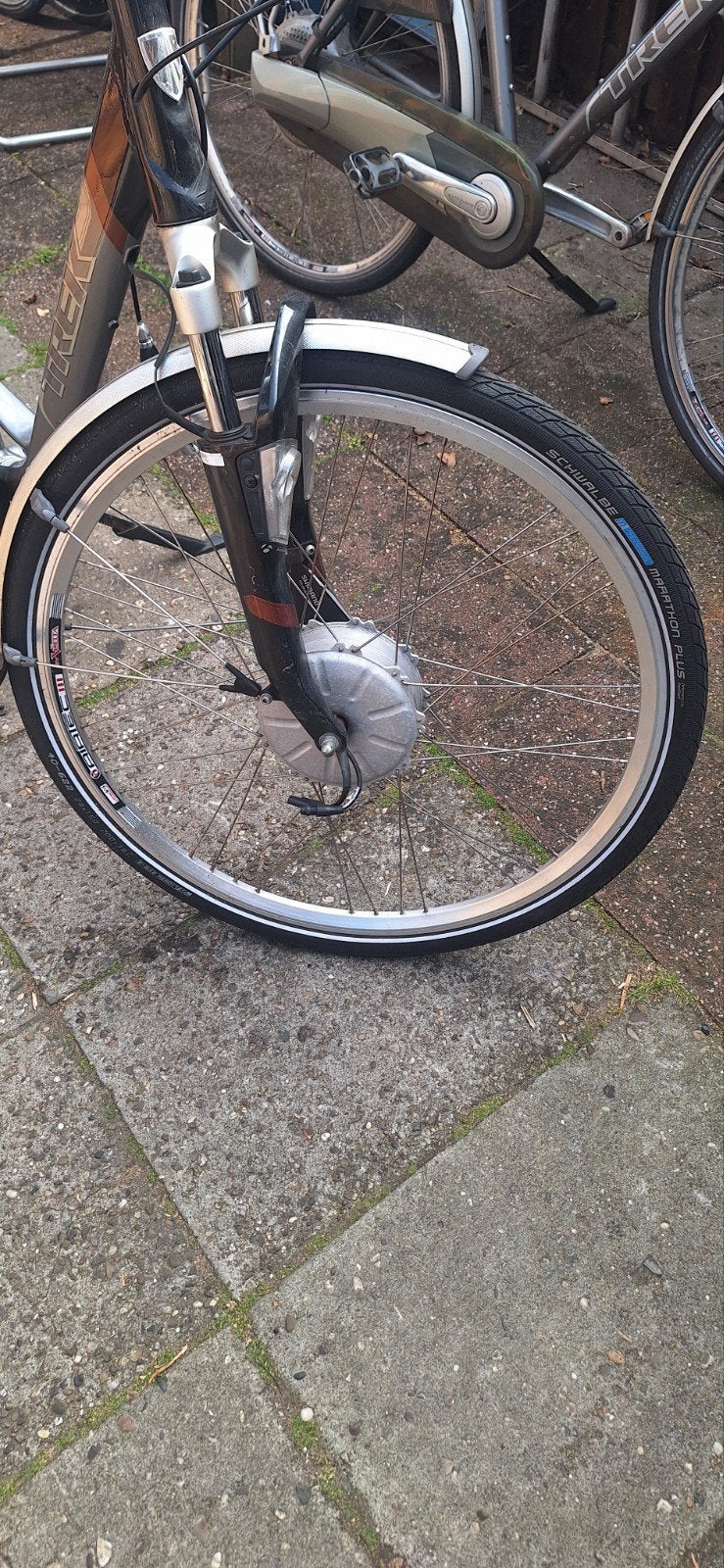 Goed werkende Bionx Trek voorwielmotor 250 watt, Fietsen en Brommers, Fietsonderdelen, Ophalen, Gebruikt, Overige merken