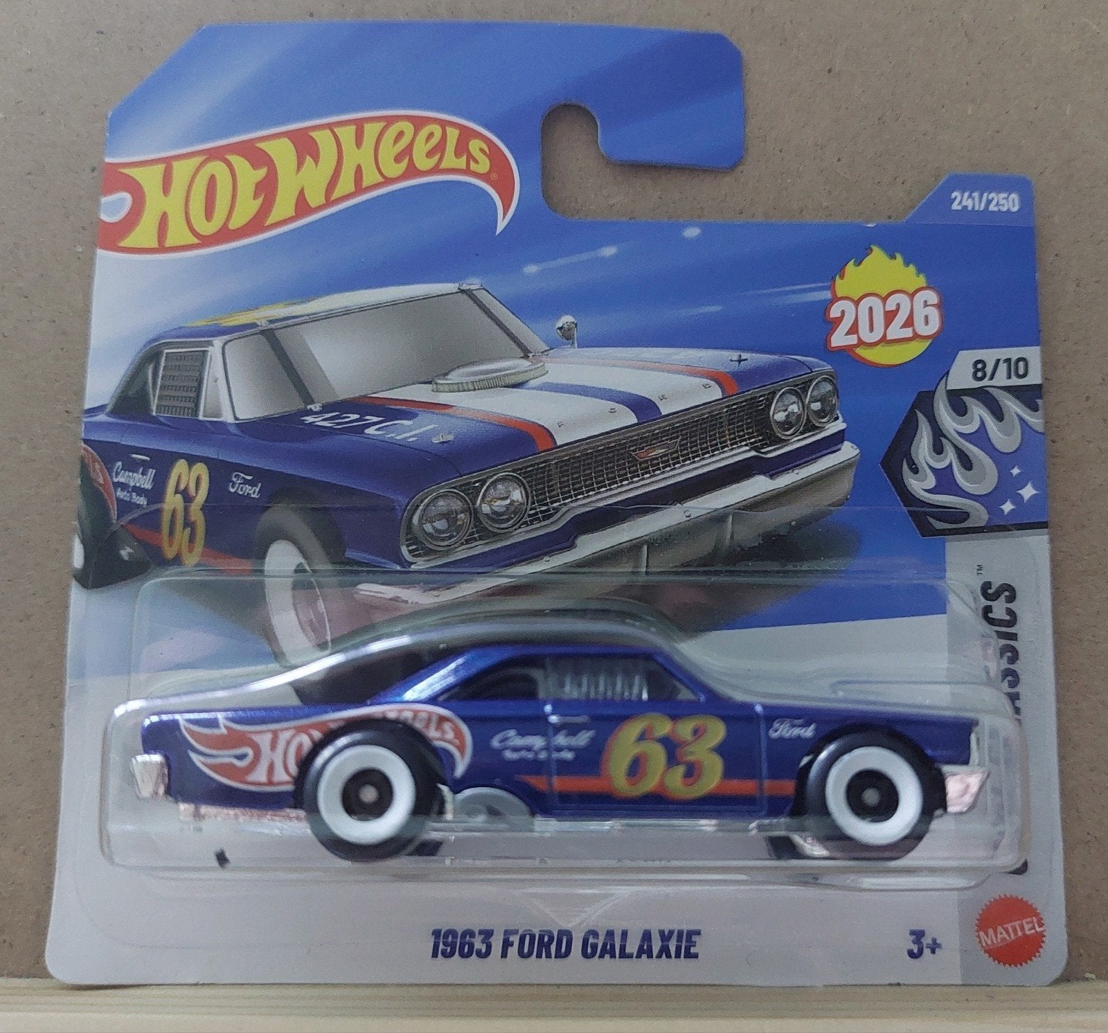 Hot Wheels 1963 Ford Galaxie, Ophalen of Verzenden, Nieuw, Auto